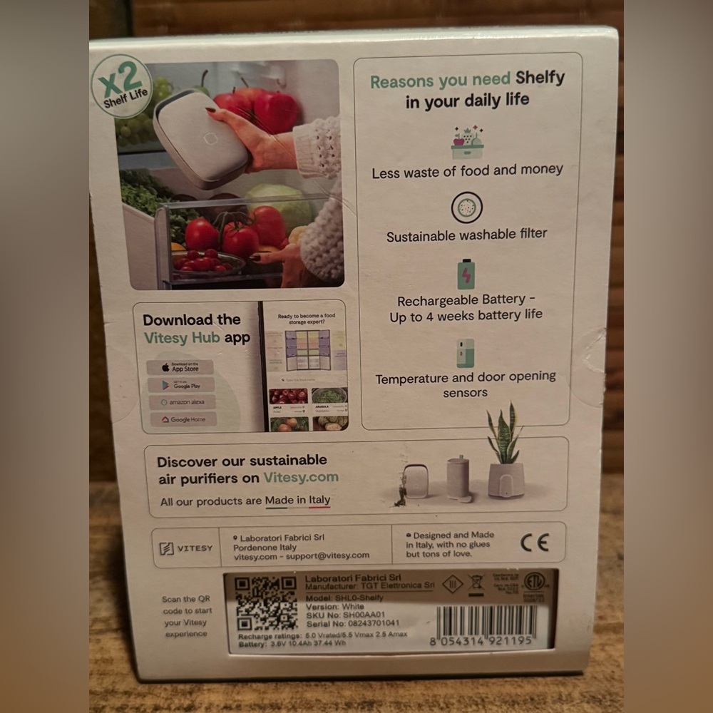 🔥 HOT DEAL New Shelfy Smart Refrigerator Device - Food Preserver -Waste Reducing - Picture 3 of 13